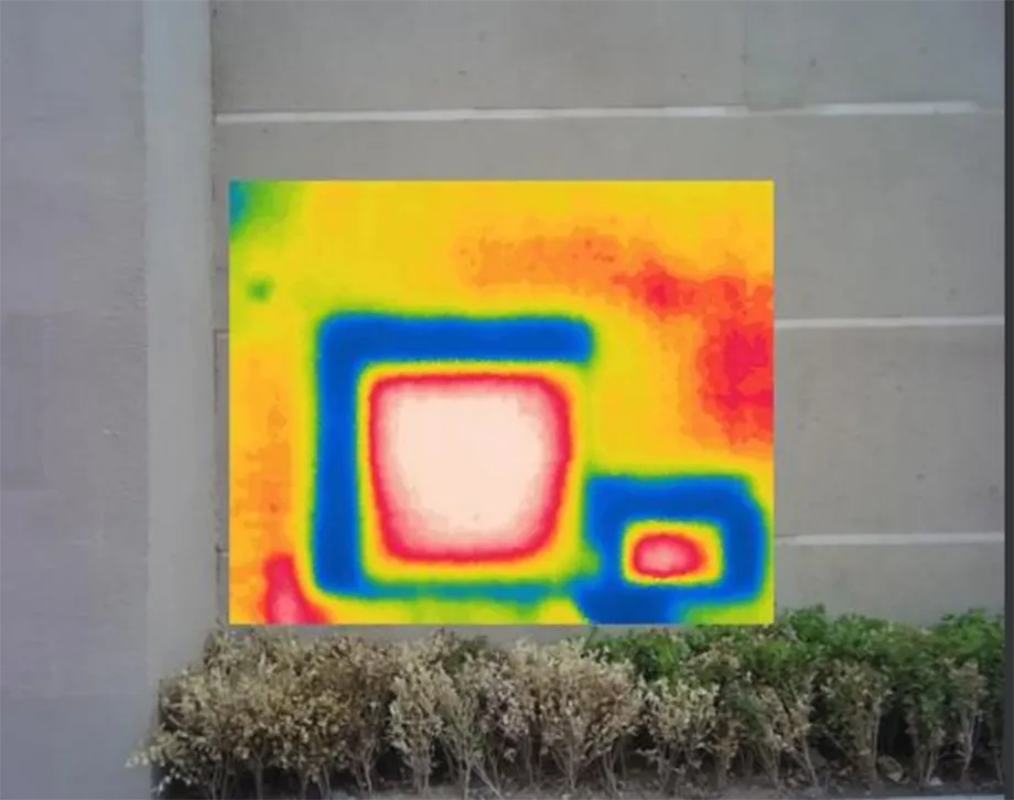 Infrared Thermography Detect Wall Hollowing