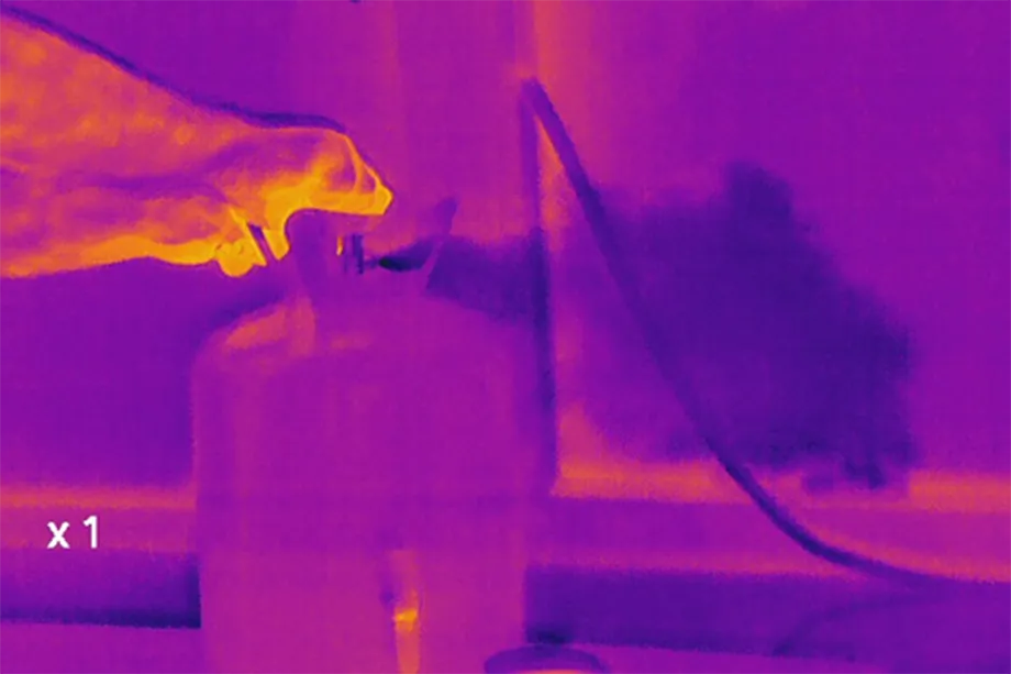 Thermal Camera Application in Gas Detection