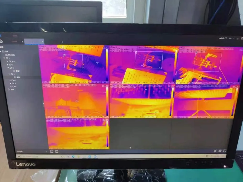 Industrial thermal camera for manufacturing