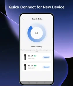 Raythink TI Studio App - Quick Connect