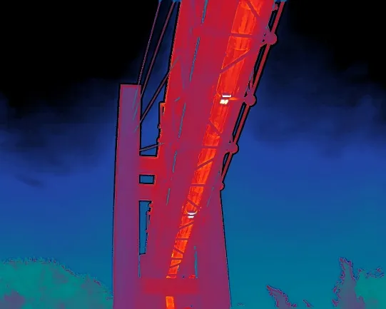 thermal imaging camera heat loss detection