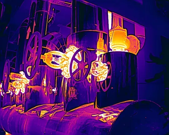 thermal imaging camera heat loss detection