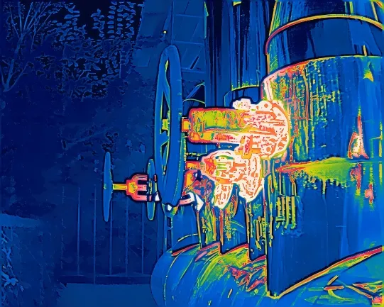 thermal imaging camera heat loss detection