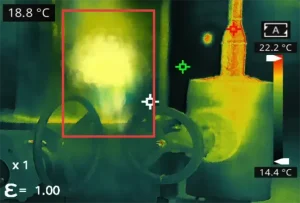 infrared gas imaging SF6 leak detection