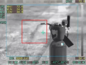 infrared gas imaging methane leak detection